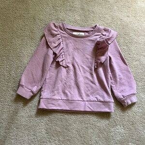 OshKosh B'gosh Lavender Ruffle Sweatshirt